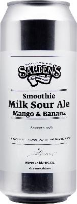 салденс смузи милк сауэр эль манго & банан / salden's smoothie milk sour ale mango ж/б (0,5 л.)