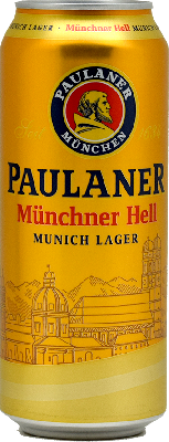 пауланер мюнхенское хель / paulaner munchner hell ж/б (0,5 л.)