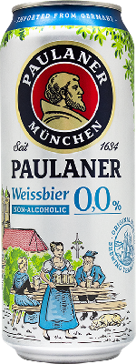 пауланер вайсбир безалкогольное / paulaner weissbier alkoholfrei ж/б (0,5 л.)