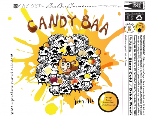 Кэнди Баа - Манго, Банан, Пэшн Фрут, Уайт Чоколат