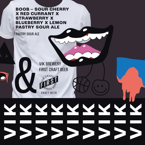 БуБ - Кислый Черри х Красная Смородина х Клубника х Черника х Лимон Пейстри Саур Эль