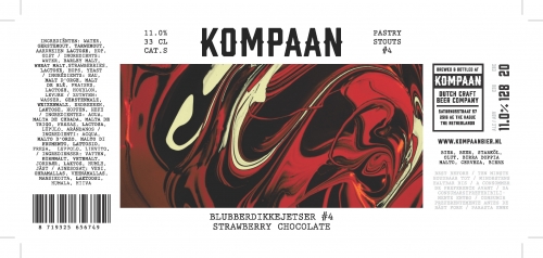 Блуббердиккеетсер #4 Строберри Чоколат