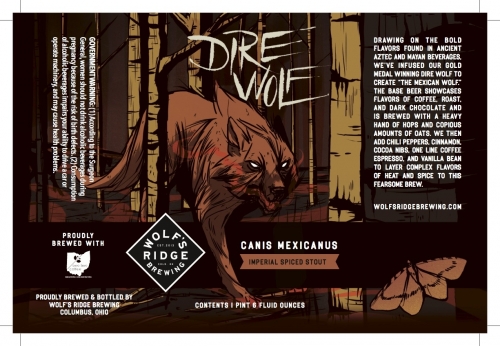 Дайр Вулф Канис Мексиканус