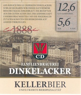 Динкелакер Келлербир 1888