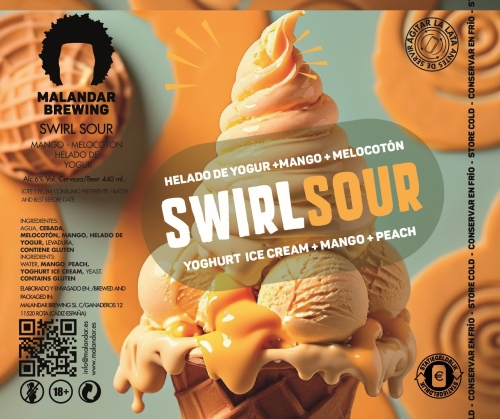 Свирл Соур - Манго энд Пич