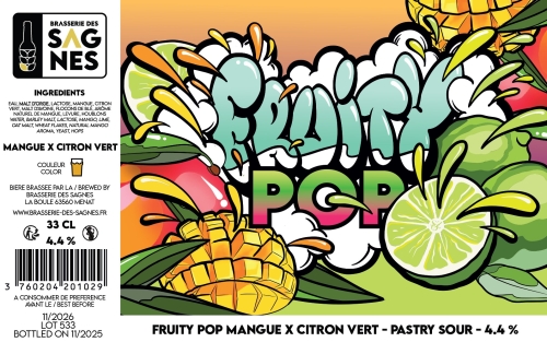 Фрути Поп Манго Икс Ситрон Верт