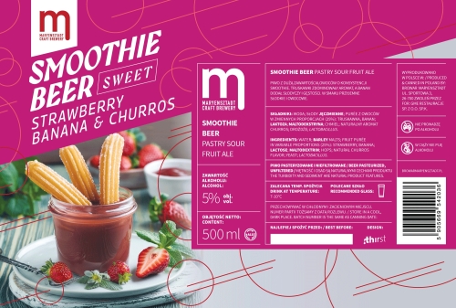 Смузи Бир Строберри/Банан & Чуррос