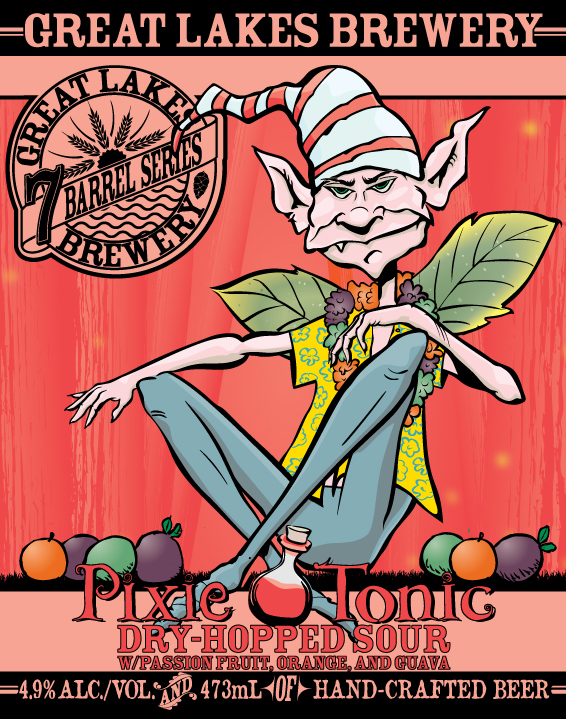 Пикси Тоник (Драй-Хоппед Сауэр) с Пэшн фрут, оранж, гуава