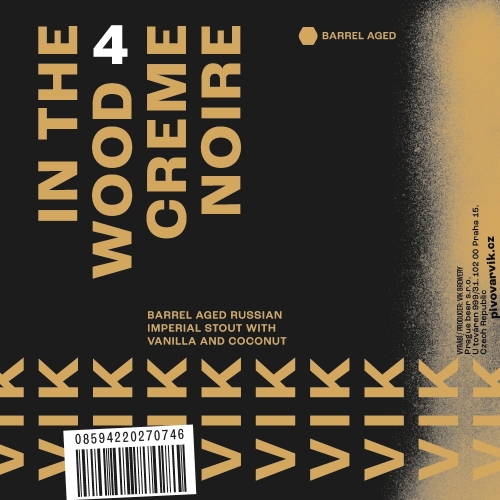 В Вуде №4 Крем Нуар - Баррел Эйджд Рашен Империал Стаут виз Коконат энд Ванилла