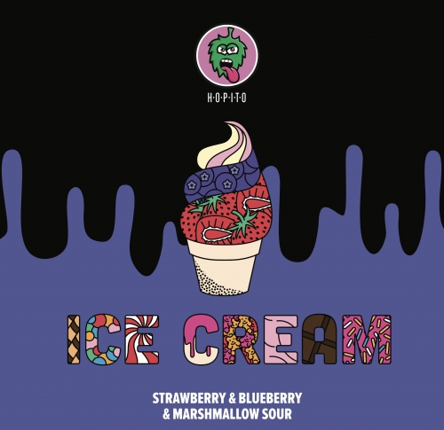 Айс Крим - Строберри энд Блюберри энд Маршмеллоу