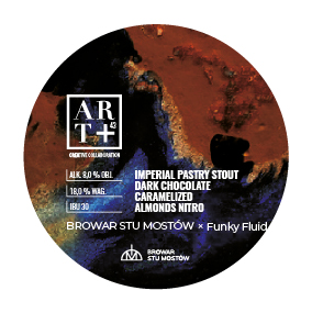 Арт43 Империал Пейстри Стаут Дарк Чоколат Карамелизед Алмондс Найтро