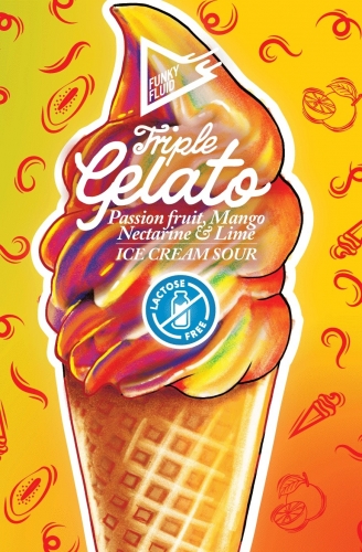 Триппель Джелато: Маракуйя, Манго, Нектарин и Лайм