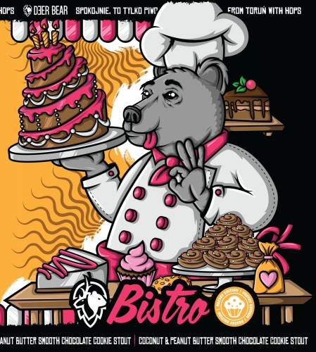 Бистро Коконат энд Пинат Баттер Смутч Чоколат Куки Стаут