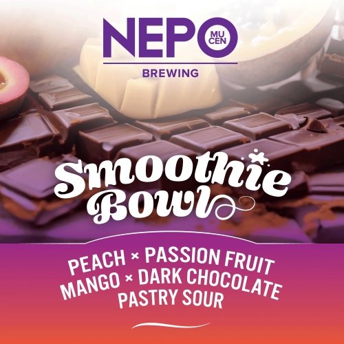 Смузи Боул - Пич, Пэшн Фрут, Манго, Дарк Чоколат