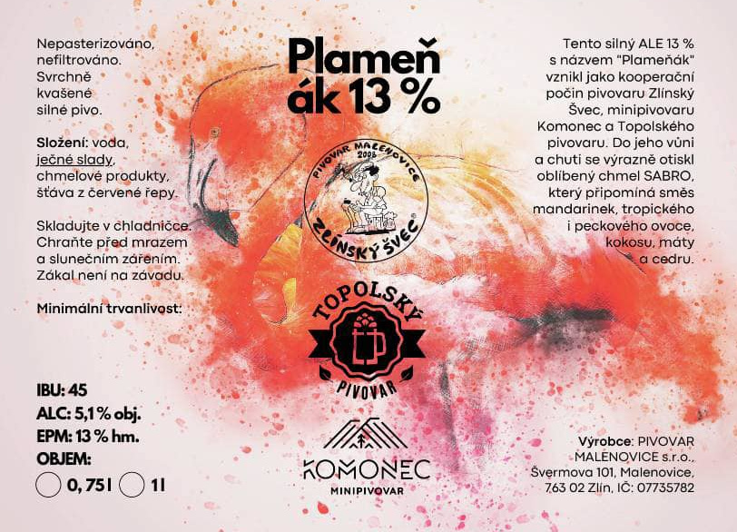 Пламеняк 13%