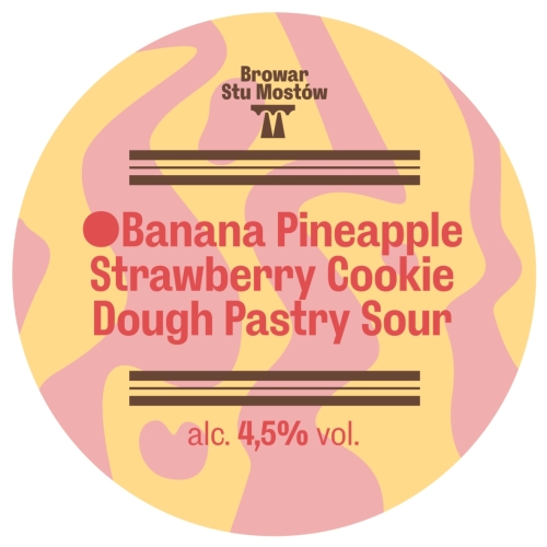 Банан Пайнэпл Строберри Куки Дау