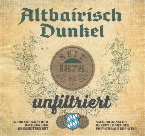 Альтбайриш Дункель Унфильтрирт