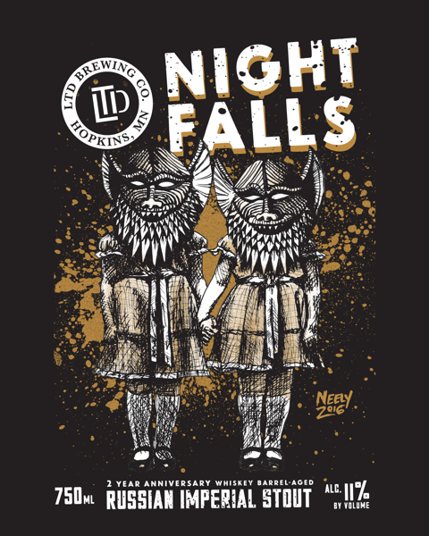 Найт Фоллс (2йр Анниверсари - Пурпл Вакс) - Джордж Дикел Соур Маш Виски Баррел Эйджд (фром Асе Спиритс)