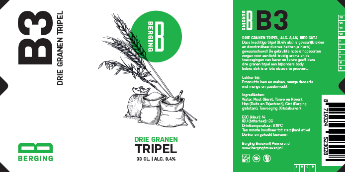 Би-3 Дри Граанен Триппель