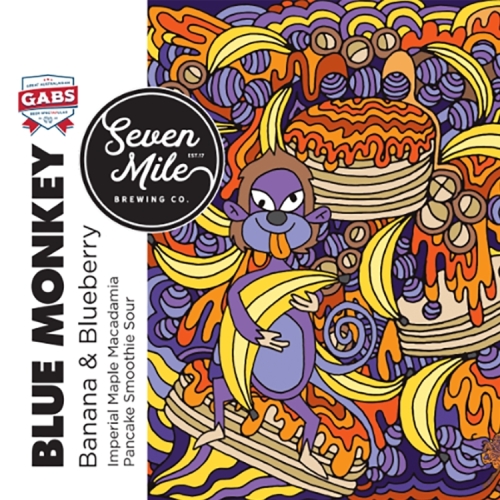Блю Монки - Банана & Блюберри Империал Мэйпл Макадамия Панкейк Смузи Сауэр