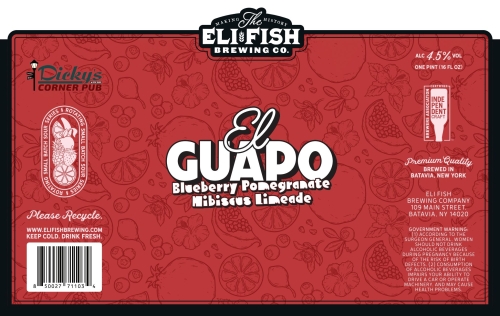 Эль Гуапо: Блюберри Помегрэнит Хибискус Лемонэйд
