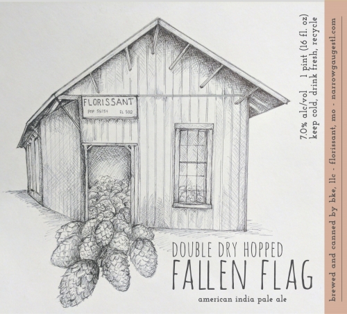 Дабл Драй Хоппед Фоллен Флаг