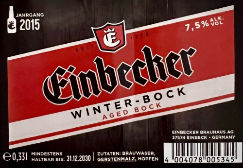 Айнбекер Винтер-Бок "Эйджид Бок"